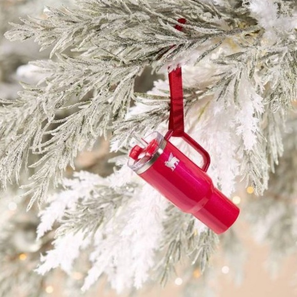 Bundle of 2 mini stanley cup keychain ornaments Red and Honey talks - Picture 8 of 11